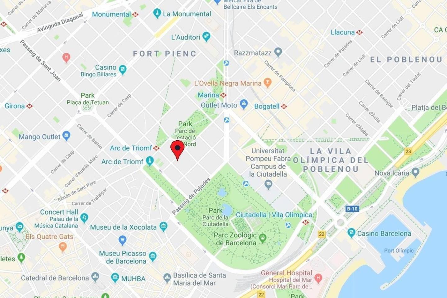 Cozy 2 Bedroom Next To Arc De Triomf Appartement